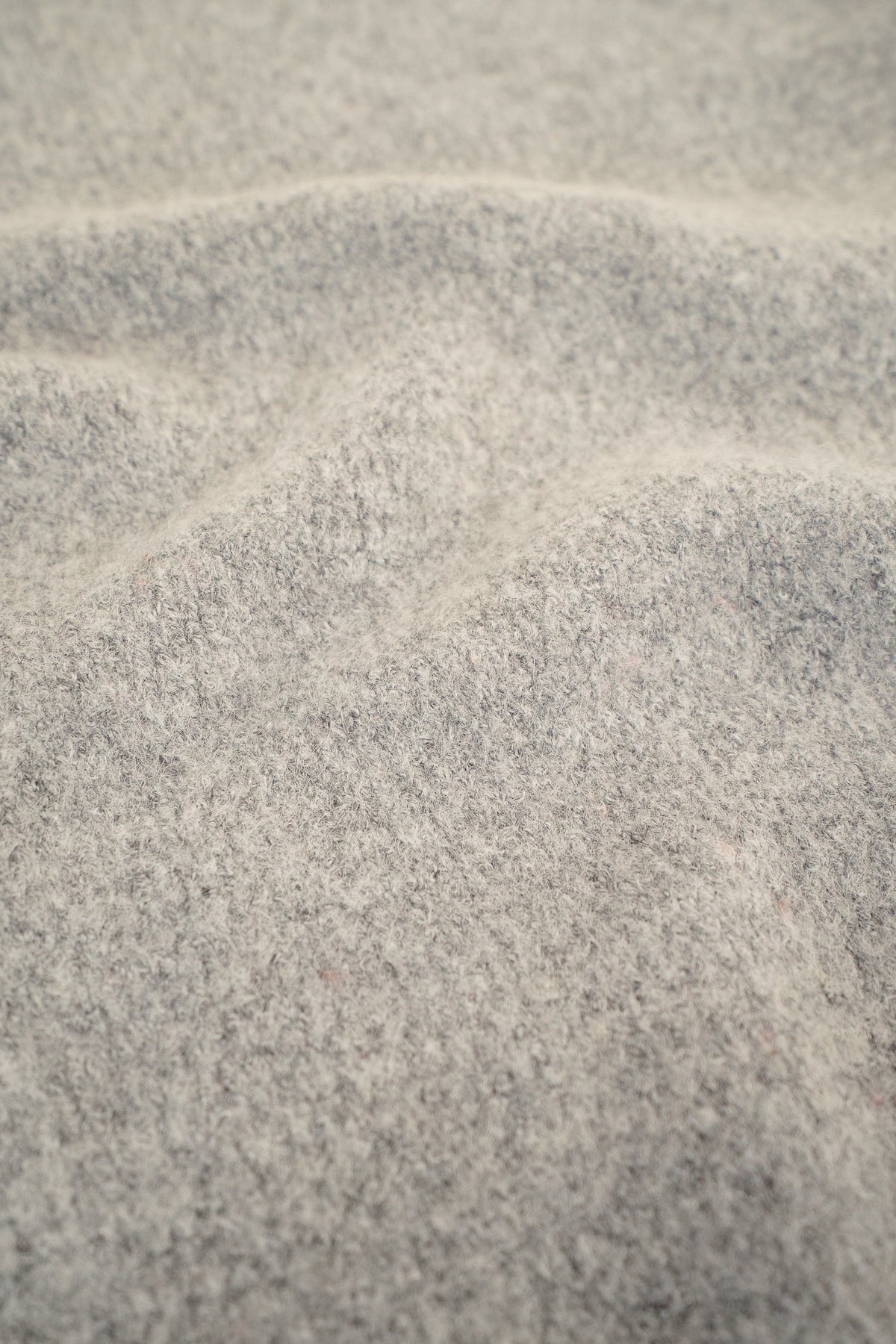 Men's Grey Oversized Crew Neck Jumper – Brushed Knit Sweater