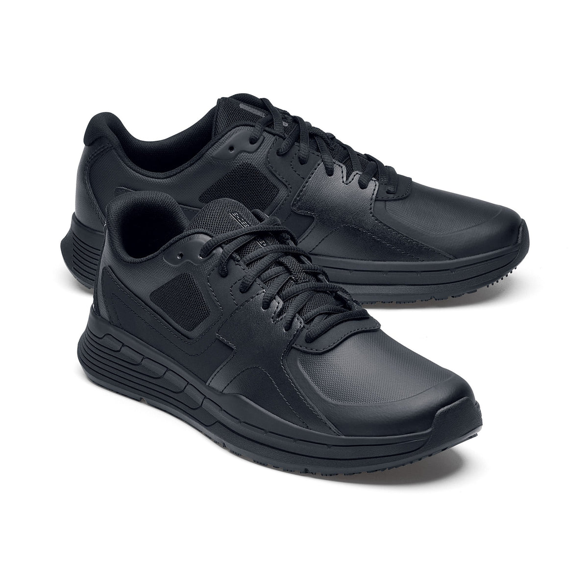 Unisex Black Sneakers – Minimalist Cushioned Everyday Trainers