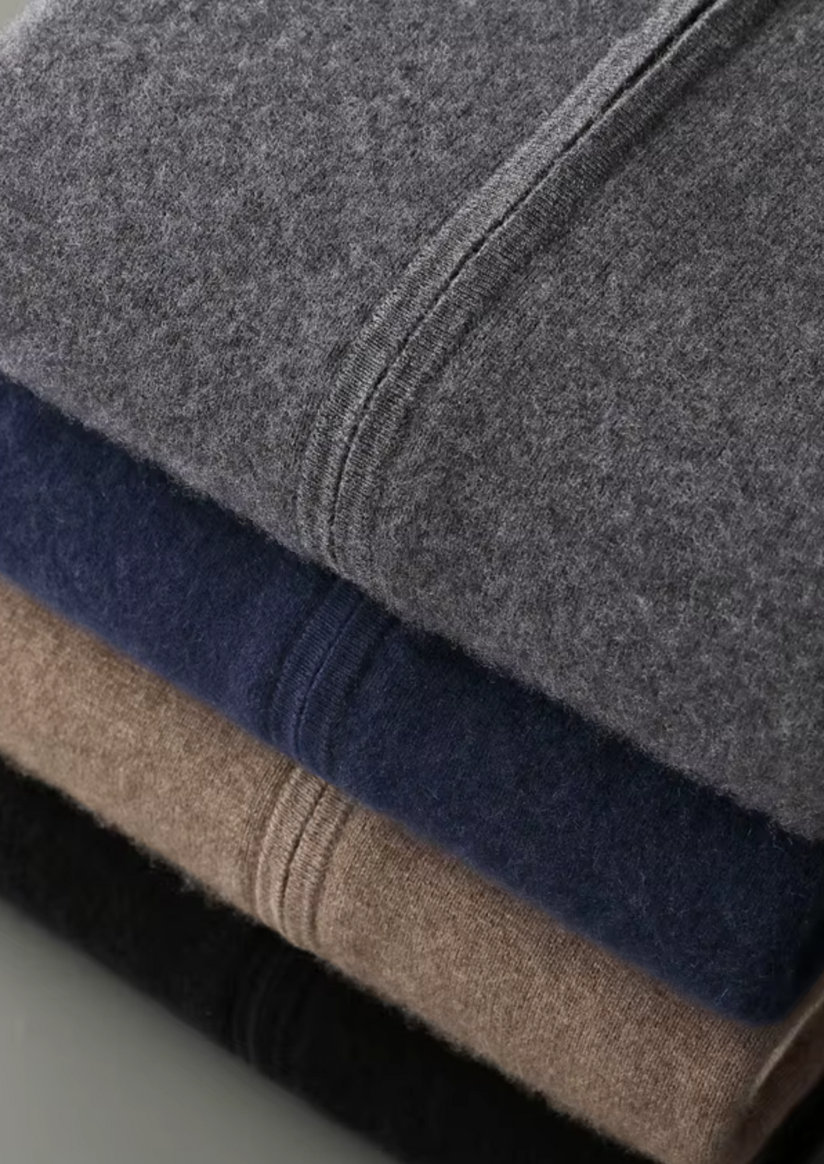 Men's Dark Grey Knit Hooded Zip Lounge Set – Zip Jacket & Trousers, Contrast Stripe