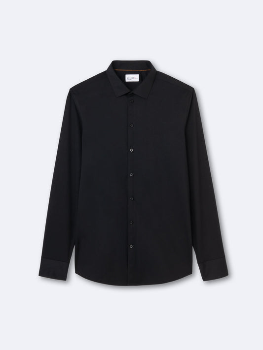 Men's Crease-Resistant Travel Shirt – Extra Slim Fit Business Shirt