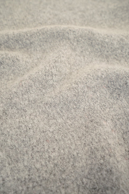 Men's Grey Oversized Crew Neck Jumper – Brushed Knit Sweater