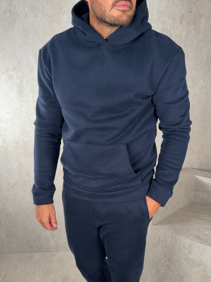Men's Relaxed Fit Hoodie & Joggers Tracksuit – Straight Leg, 5 Colours