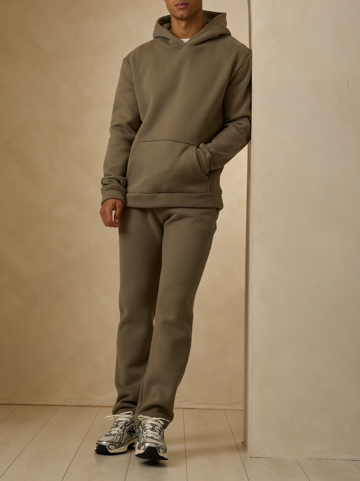 Men's Relaxed Fit Hoodie & Joggers Tracksuit – Straight Leg, 5 Colours