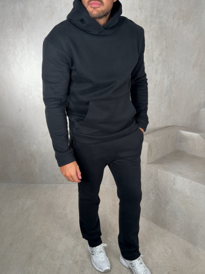 Men's Relaxed Fit Hoodie & Joggers Tracksuit – Straight Leg, 5 Colours