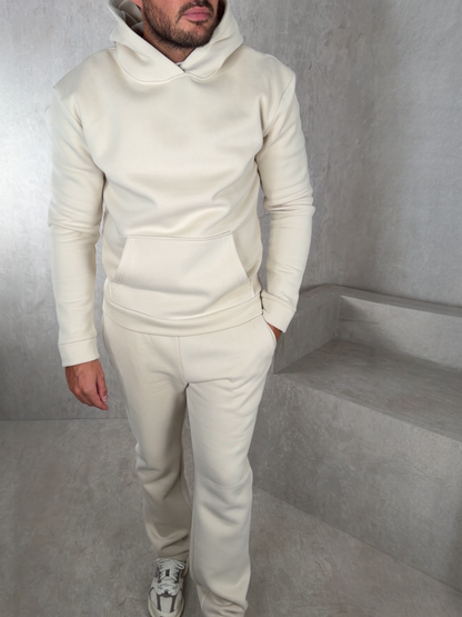 Men's Relaxed Fit Hoodie & Joggers Tracksuit – Straight Leg, 5 Colours