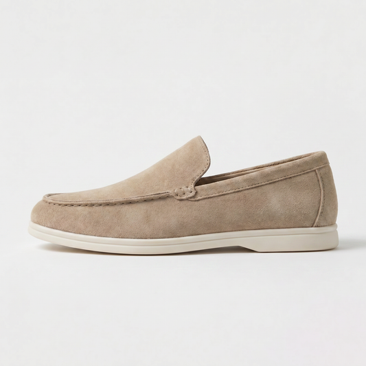 Men's Suede Loafers – Slip-On Lightweight Casual Shoes, 4 Colours