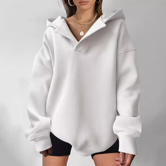 Women's Oversized Hoodie – Cosy Drawstring Hooded Sweatshirt, 10 Colours