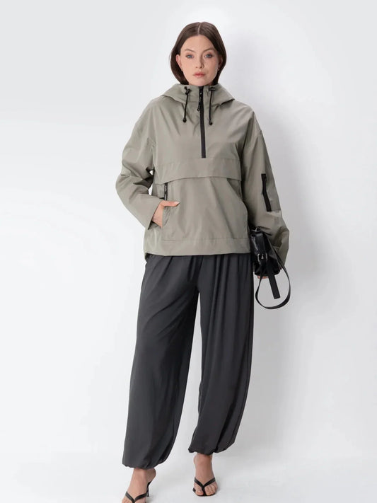 Women's Hooded Rain Jacket – Relaxed Fit Rain Hoodie, 3 Warmth Levels, 5 Colours