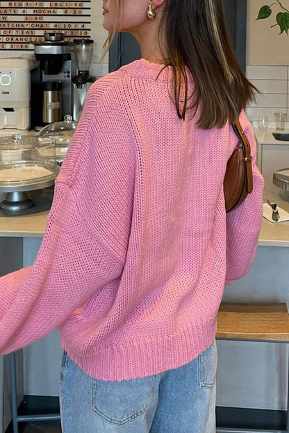 Women's Fine Knit Jumper – Crew Neck Layering Sweater, 4 Colours