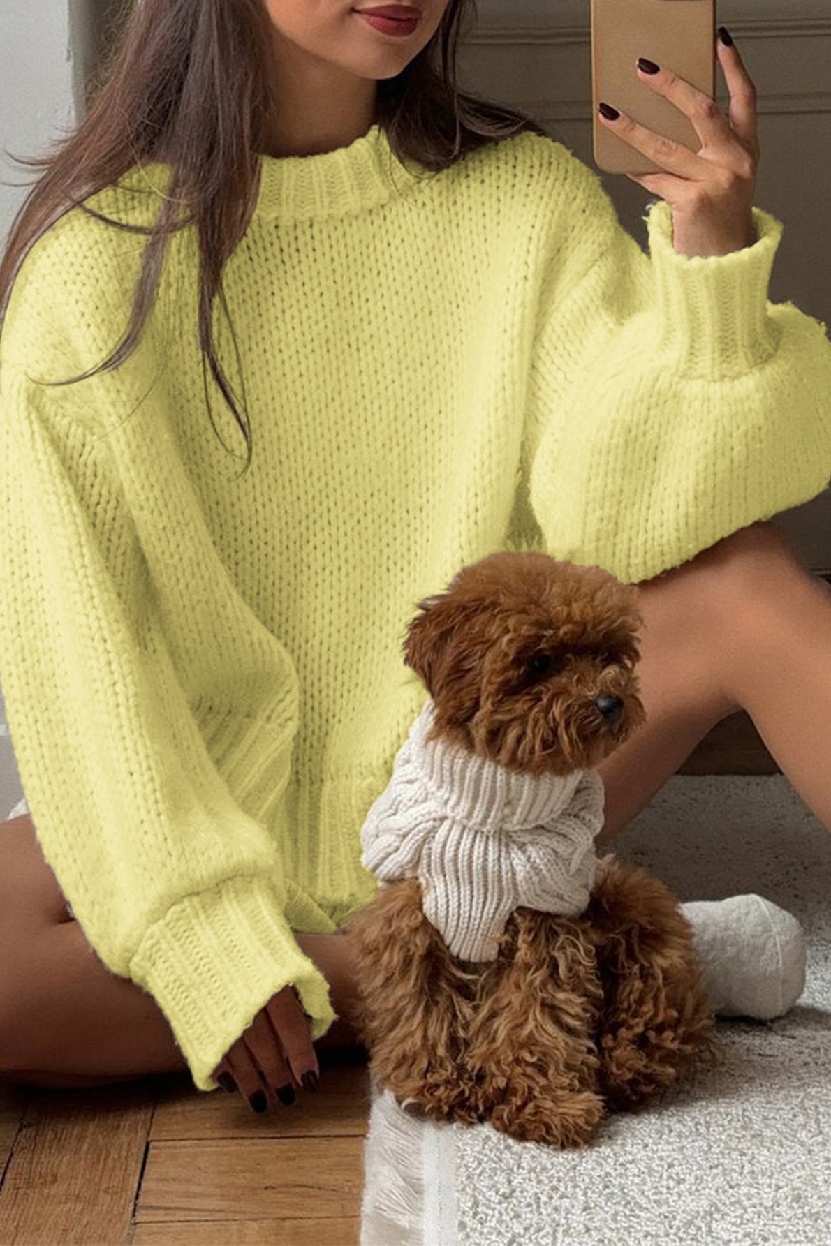 Women's Fine Knit Jumper – Crew Neck Layering Sweater, 4 Colours