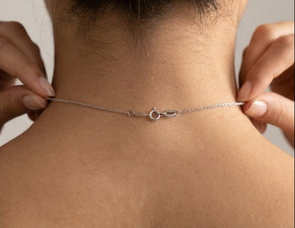 Emerald Green Necklace for Women – Dainty Delicate Necklace
