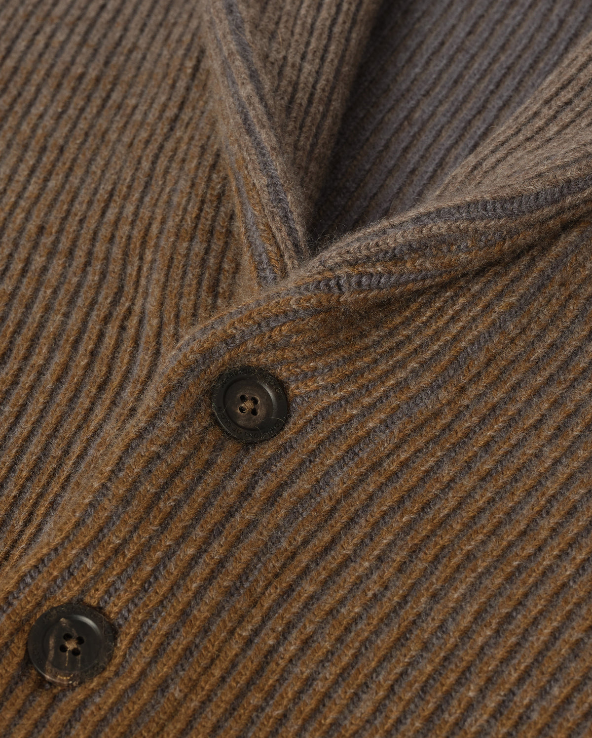 Men's Cashmere-Blend Cardigan – Green Shawl Collar Knit